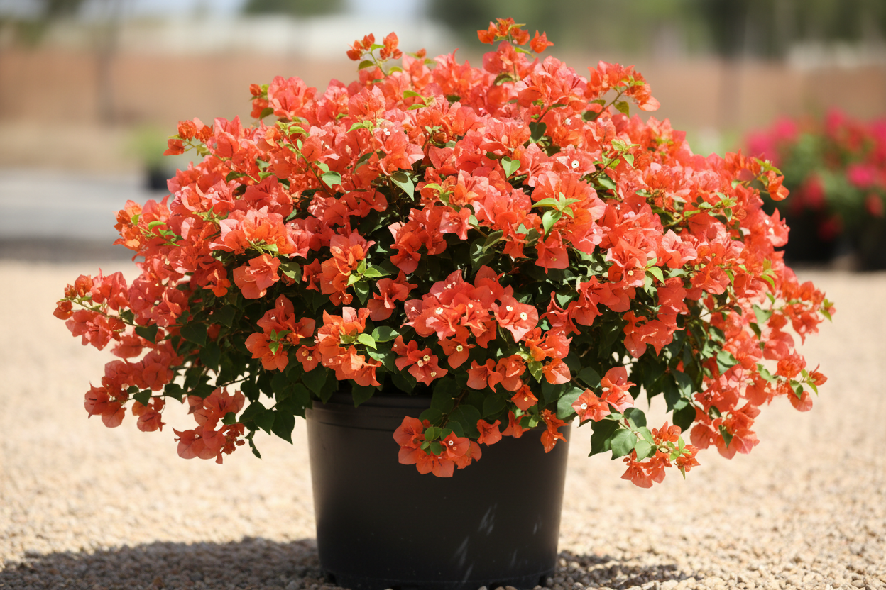 3gallon orange bougainvillea 